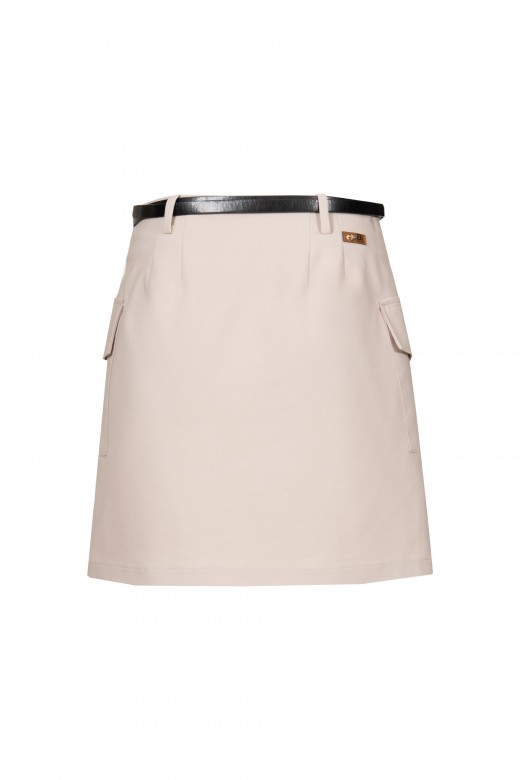 Skirt with logo