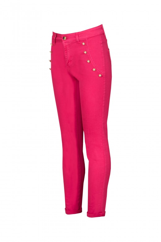 Pantalón sarga con botones | Ferrache