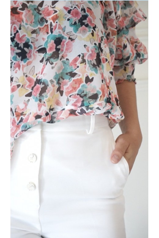 Floral patterned blouse