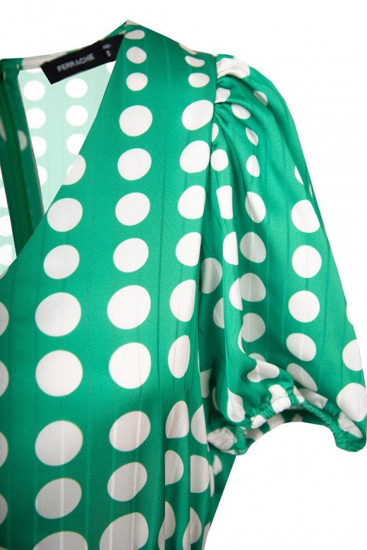 Vestido comprido padrão cut-out Vestido comprido padrão cut-out