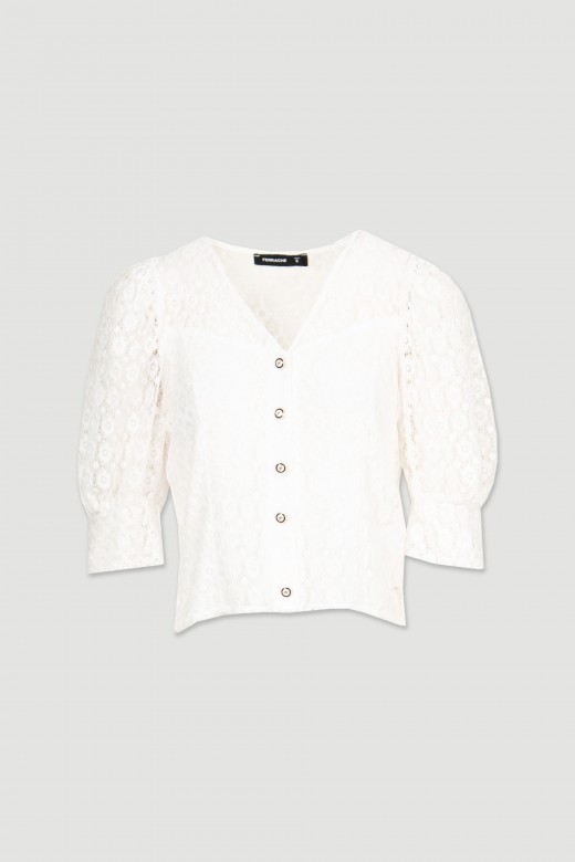 Short lace blouse