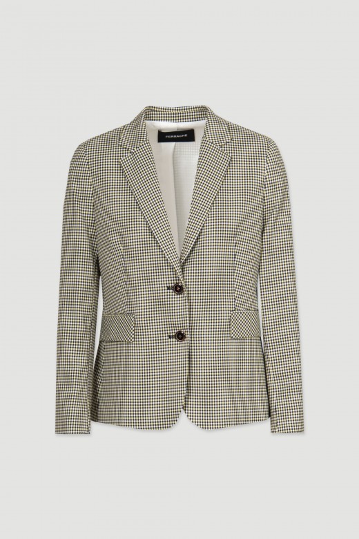 Double-breasted blazer squares