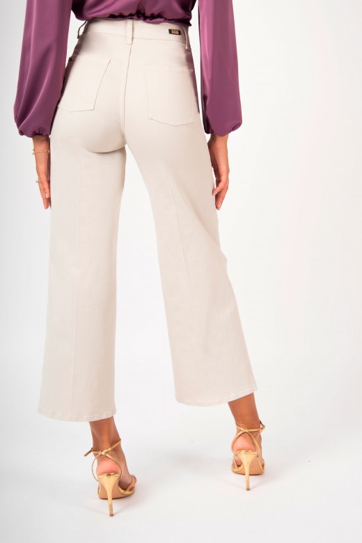 Pantalon en coton avec poches plaquées