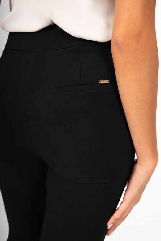 Classic asymmetrical pants metallic detail Classic asymmetrical pants metallic detail