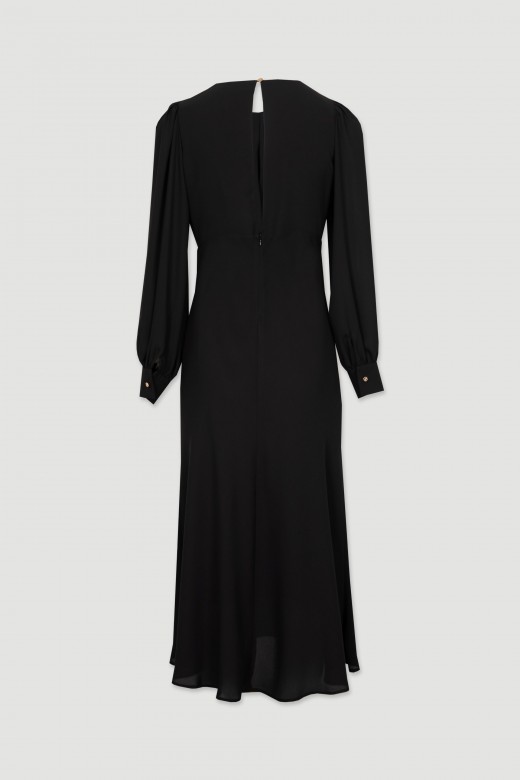 Robe col pliss