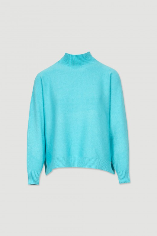 Knit sweater wide sleeves