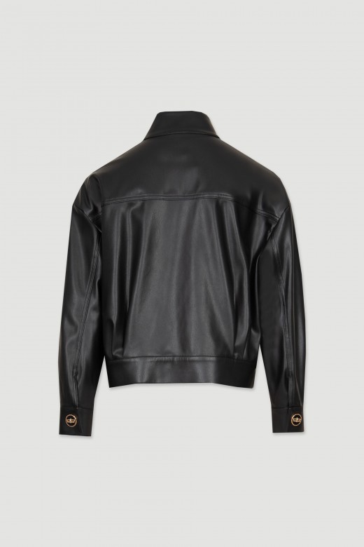 Veste en similicuir