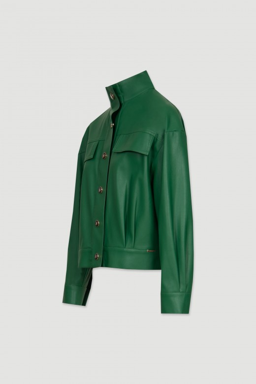 Veste en similicuir