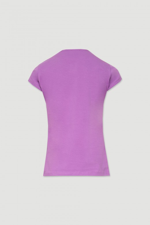 T-shirt imprim avec strass