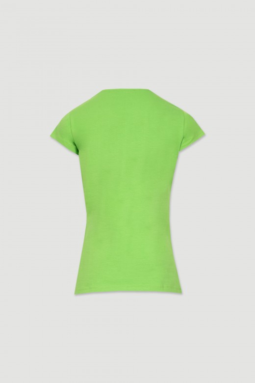 T-shirt imprim avec strass