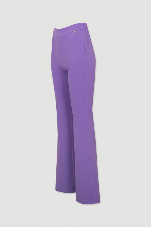 Pantalon patte d`eph avec taille lastique