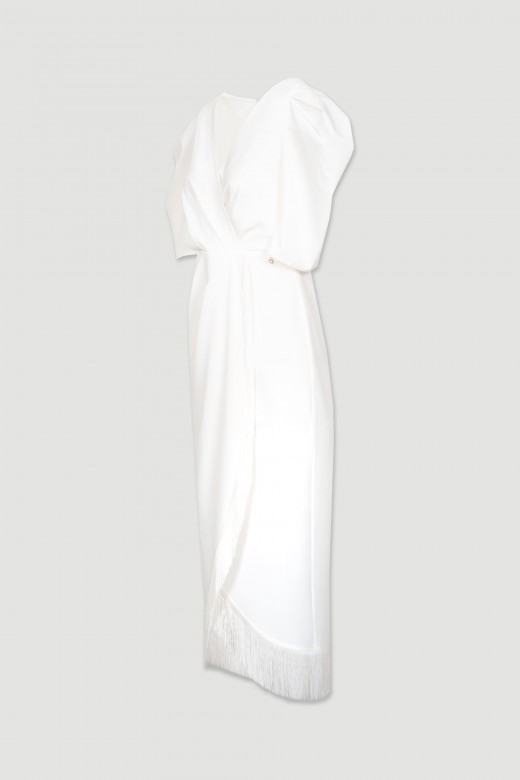 Robe midi  franges