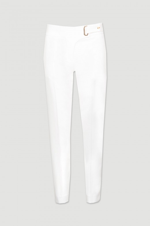 Pantalon classique avec cerceau et ceinture élastique Pantalon classique avec cerceau et ceinture élastique