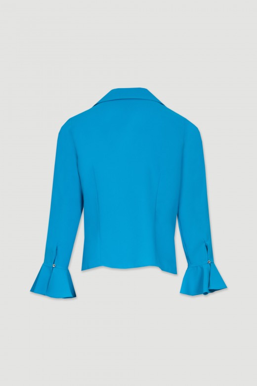 Blusa com folhos
