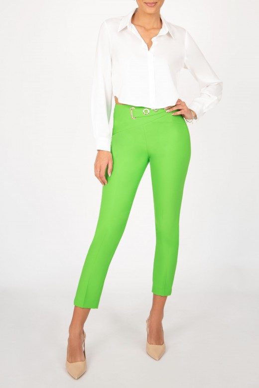 Classic pants with hoops