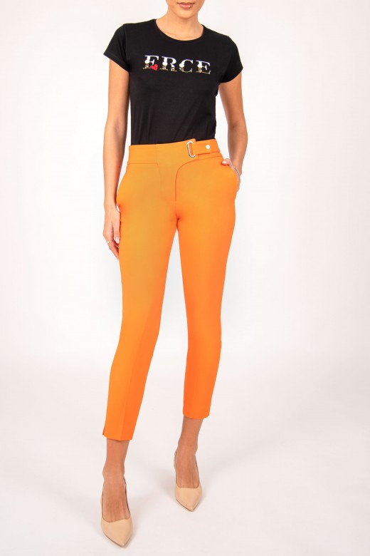 Pantalon classique avec cerceau et ceinture lastique