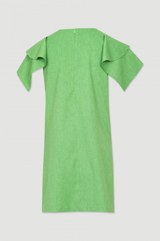 Vestido duplo folho