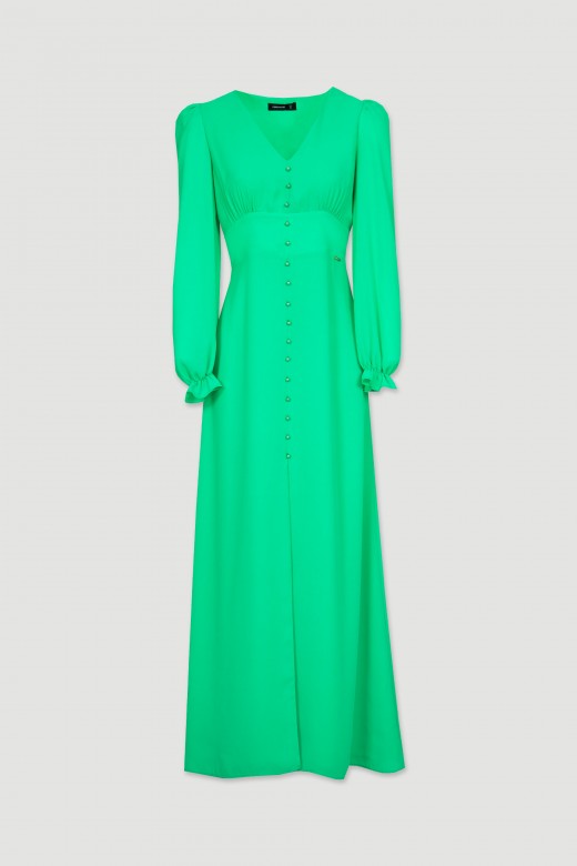 Robe longue  boutons
