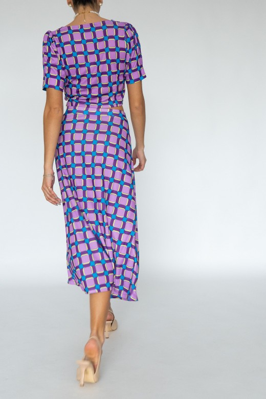 Geometric pattern skirt