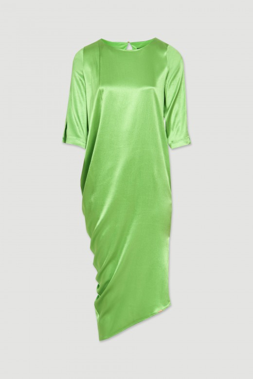 Robe satinée asymétrique Robe satinée asymétrique