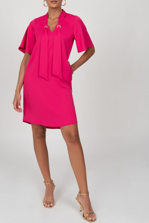 Robe col avec illets