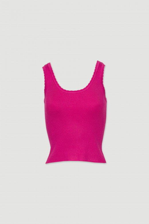 Ribbed knit top