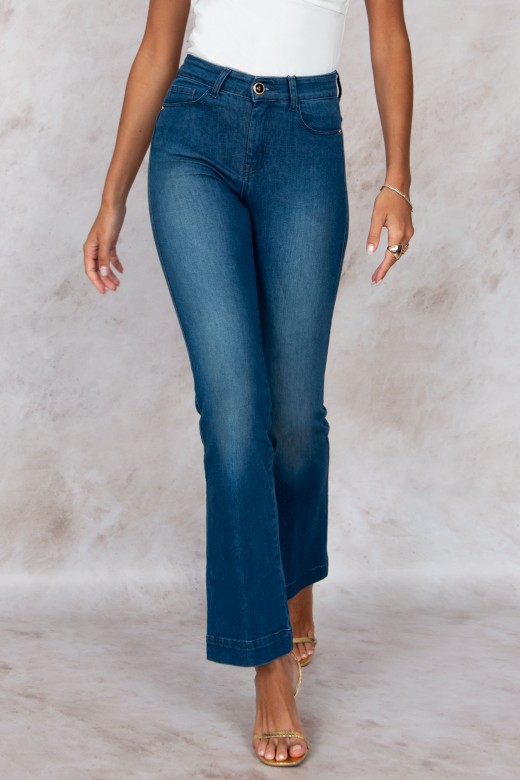 Jeans flare push up