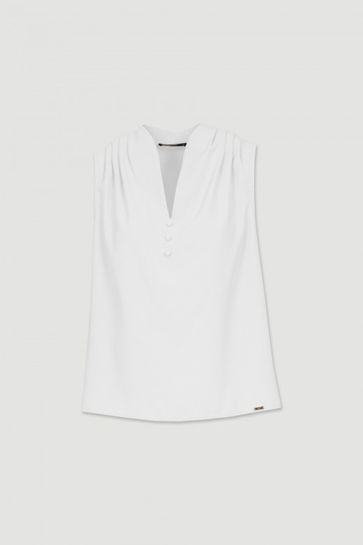 Top with buttons