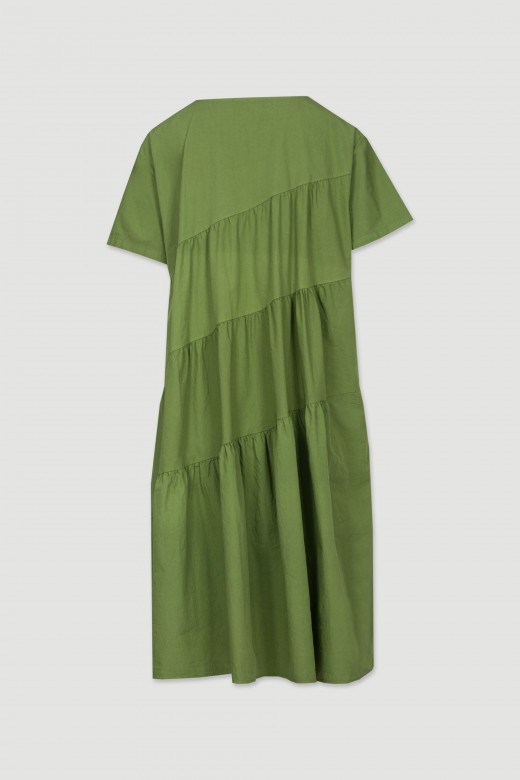 Robe en coton  petit plis