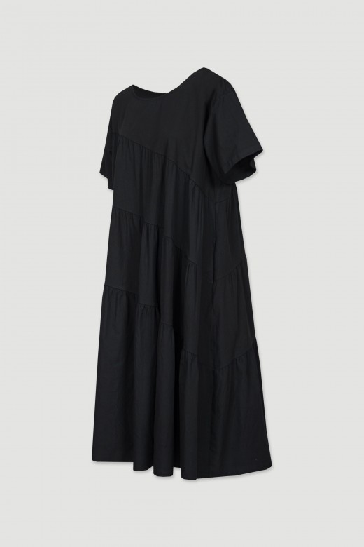 Robe en coton  petit plis