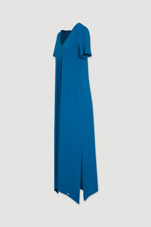 Vestido de malha comprido