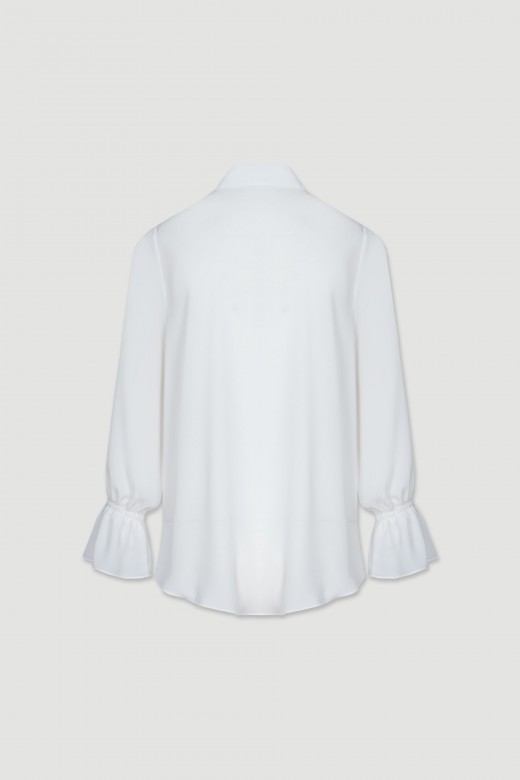 Camisa asimtrica fluida