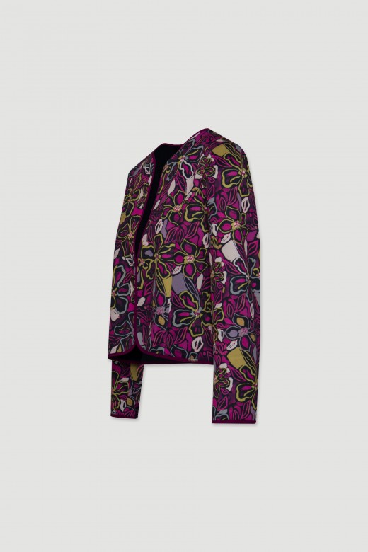 Floral patterned jacket
