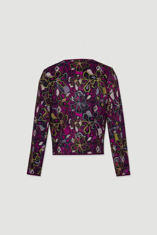 Floral patterned jacket