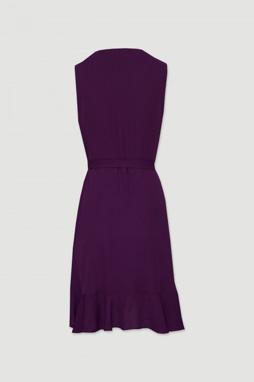 Robe courte avec ceinture
