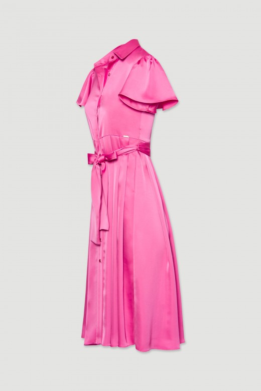 Everything pink- vestido camisero
