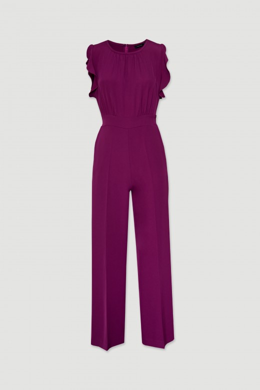 Jumpsuit with ruffle