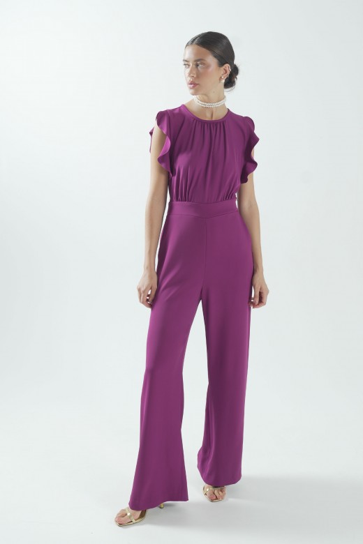 Jumpsuit with ruffle
