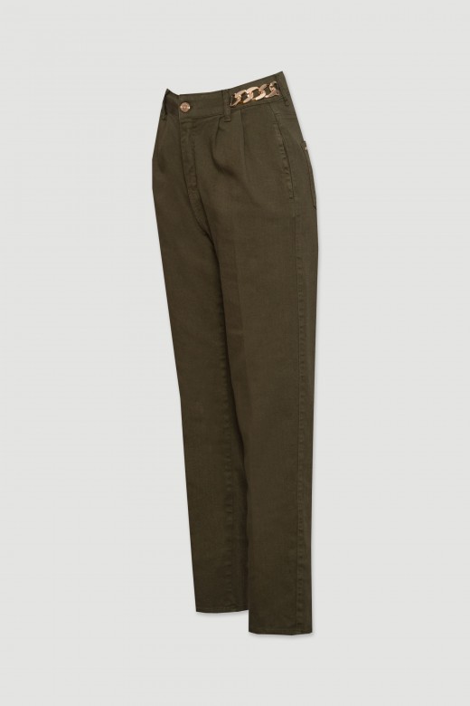 Jeans baggy cintura mdia