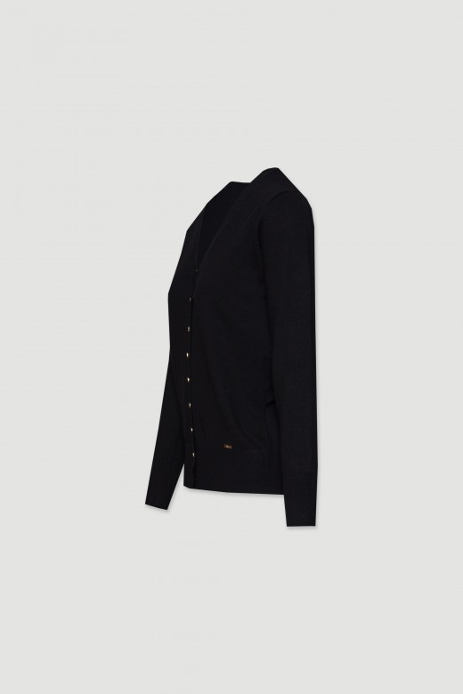 Basic knit cardigan