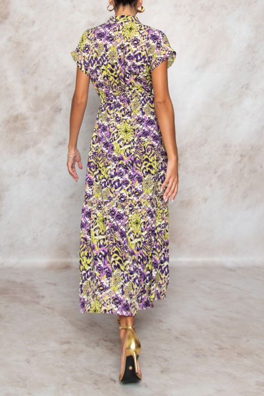 Printed midi dress