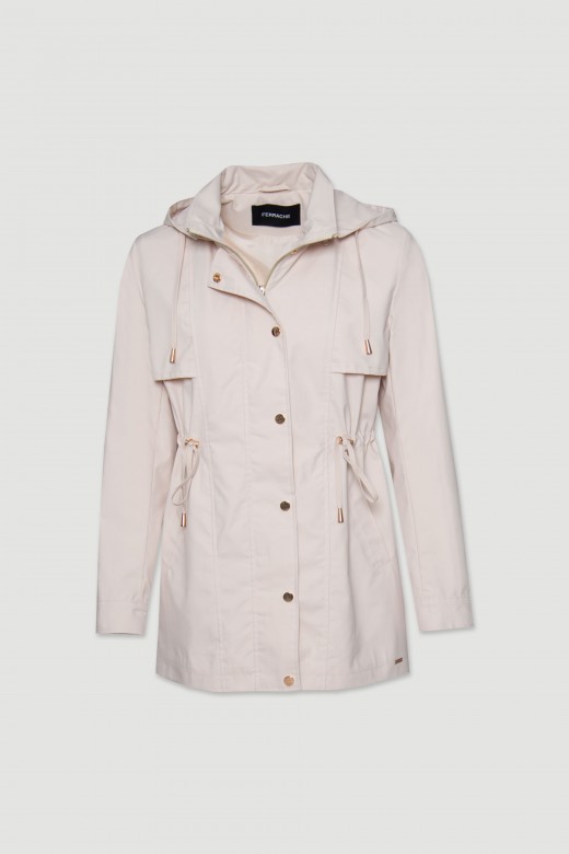 Parka impermable avec capuche