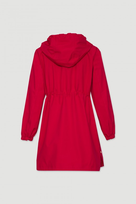 Parka comprida com capuz