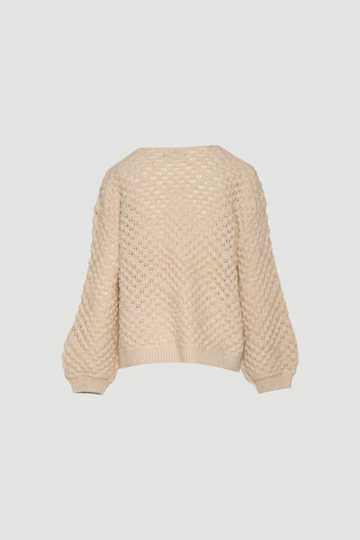 Camisola de malha tricotada