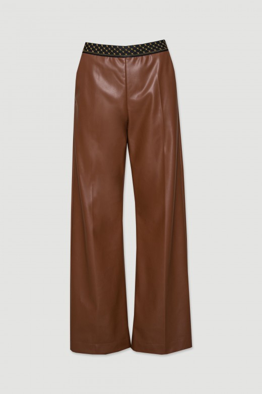 Pants with custom elastic