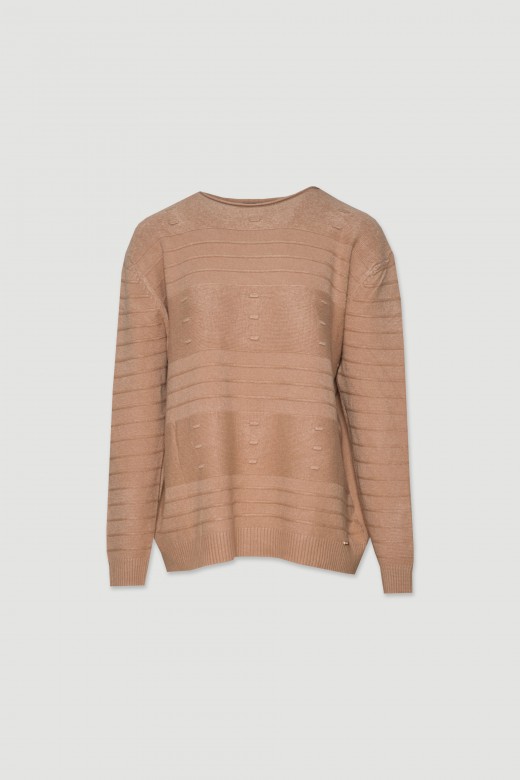 Textured sweater