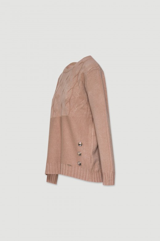 Camisola com botes