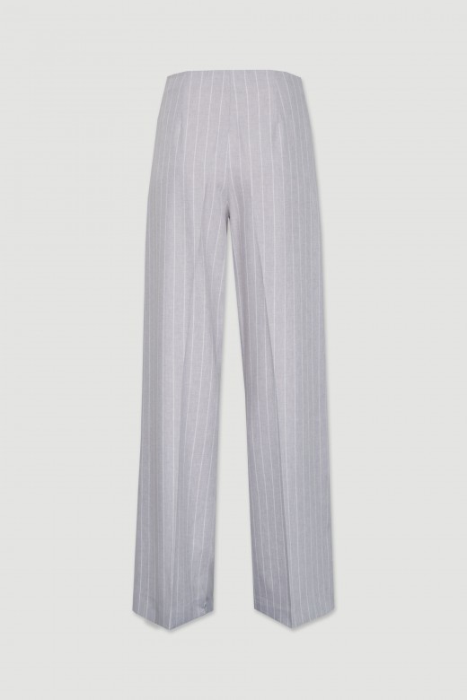 Suit pants with stripes