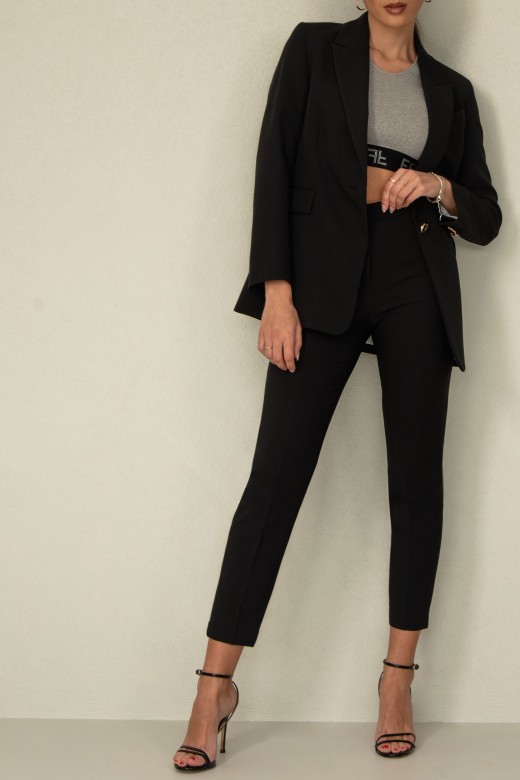 Fitted long blazer