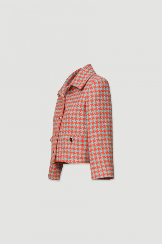 Houndstooth coat